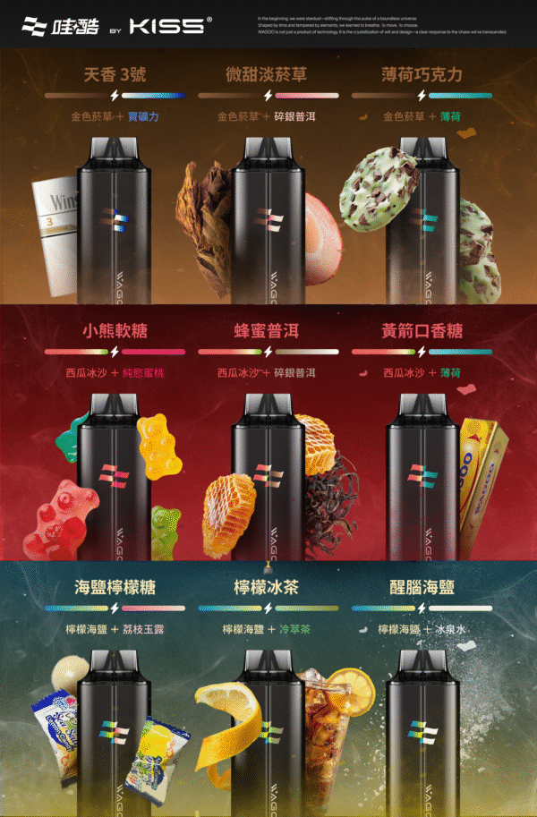 新品上市【WAGOO❣️哇酷拋棄式6500口❣️】by KIS5 的高端品牌 滿10送1