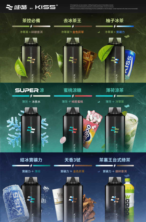 新品上市【WAGOO❣️哇酷拋棄式6500口❣️】by KIS5 的高端品牌 滿10送1